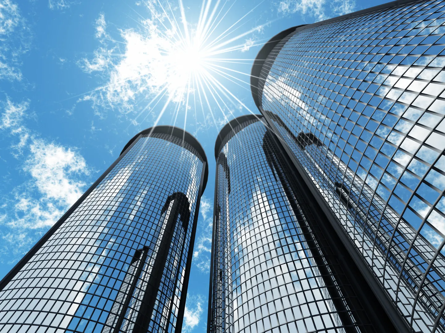 Modern city architecture